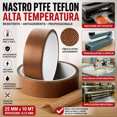 Nastro adesivo teflon ptfe - nastro, in